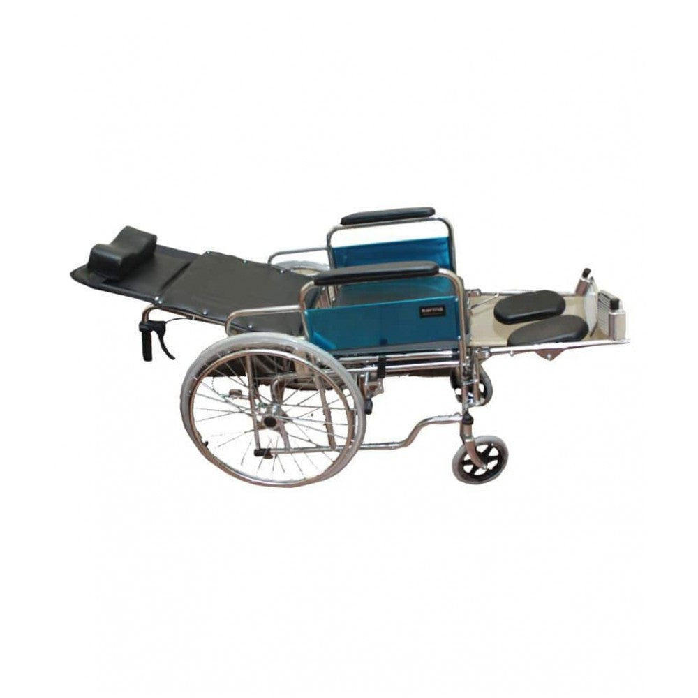 Karma Rainbow 8 Reclining Wheelchair With Commode