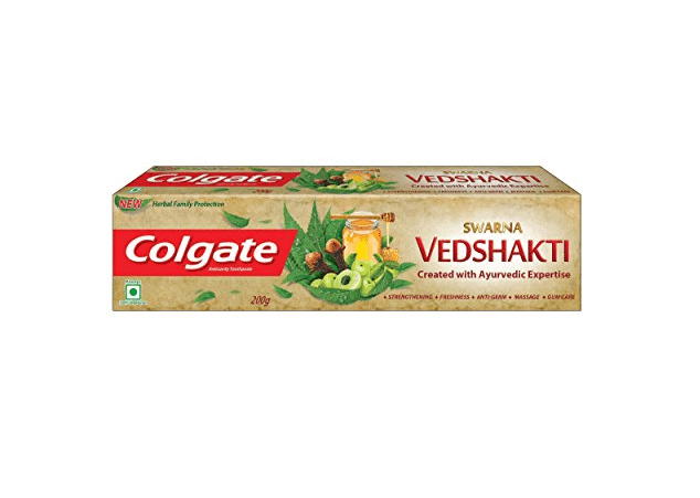 Colgate Phos.Flur Ortho Defense, Active Fluoride Rinse, Sodium fluoride I.P (Pack of 2) - Mint  (1000 ml) + Swarn Vedshakti Toothpaste 200gm