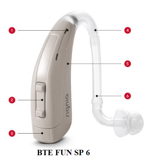 Signia BTE Fun SP Hearing Aid