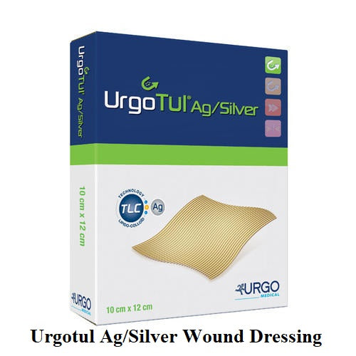 Urgotul Ag/Silver Wound Dressings 10cm X 12cm
